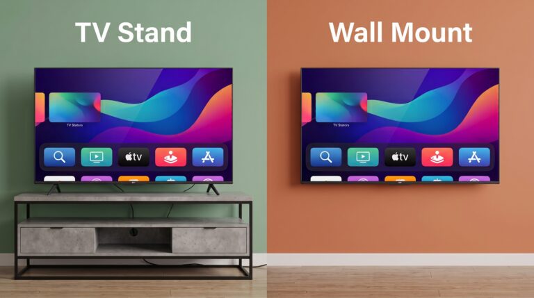TV Stand vs Wall Mount: Weight Rules, Safety, Pros and Cons, and Which Is Better