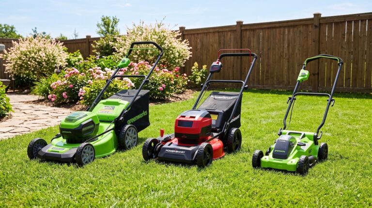 Best Cordless Lawn Mowers 2026: EGO LM2156SP vs Toro 60V Super Recycler vs Greenworks 40V 16″
